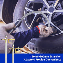Hotop brass 7in 90-degree valve stem extension for pump alignment