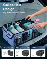 HOTOR Trunk Organizer base panel supports loads up to 60 lb.