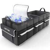 HOTOR trunk organizer 69L capacity stores groceries and gear on road trips