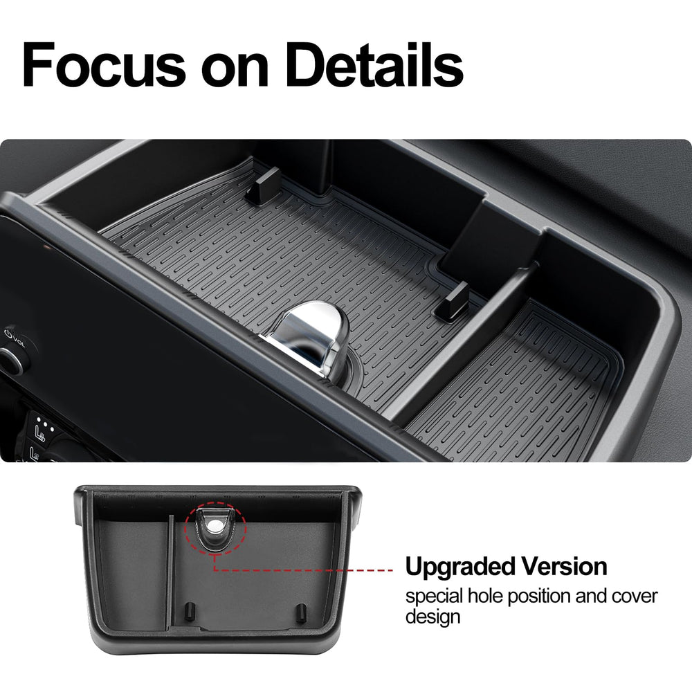 HOUCLEMIC anti-slip pad close-up—prevents items from sliding for quieter drives.