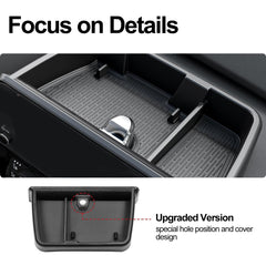 HOUCLEMIC anti-slip pad close-up—prevents items from sliding for quieter drives.