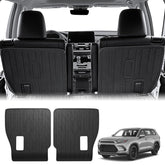 HOUCLEMIC Grand Highlander kick mats backrest protector guards 2nd-row seats on trips.