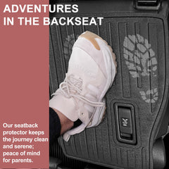 HOUCLEMIC 2nd-row kick mats fit captain chairs securely.