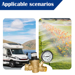Hourleey camper regulator with clear gauge aids precise pressure adjustment