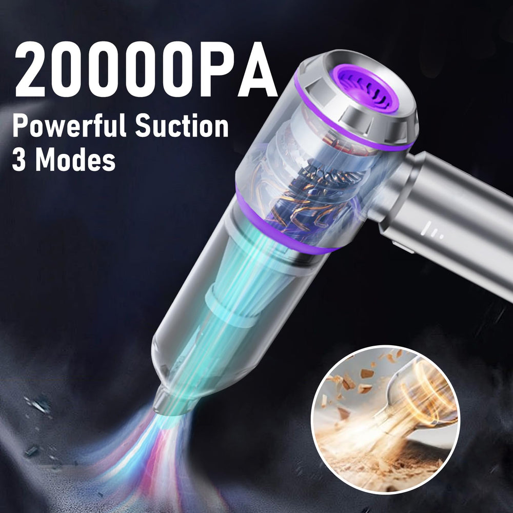 Houscly car vacuum with brushless motor delivering quiet, efficient performance