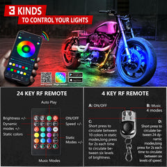 Hovano app Bluetooth control lets you DIY colors and effects from your phone.