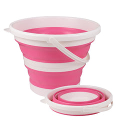 Hovom 10L collapsible bucket full view, ideal for car washing and gardening tasks.