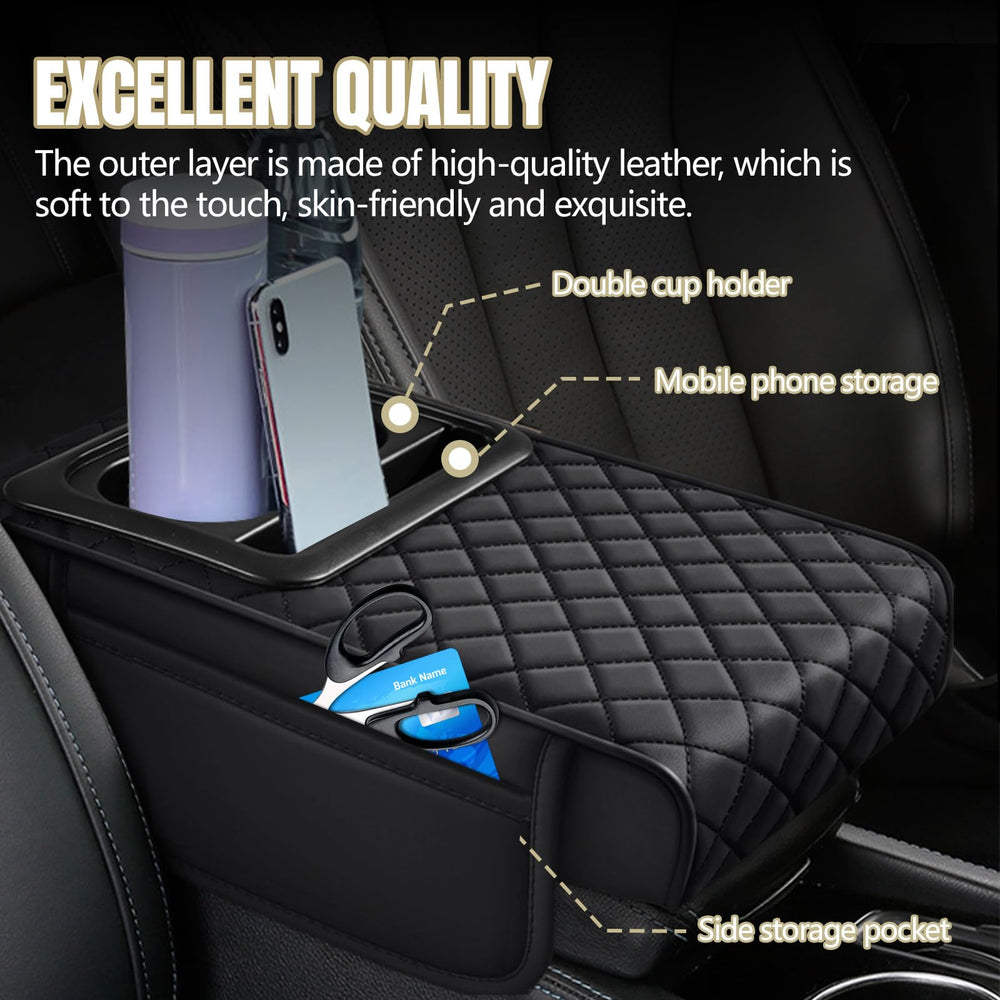 Hovom armrest pocket side storage keeps essentials organized within reach.