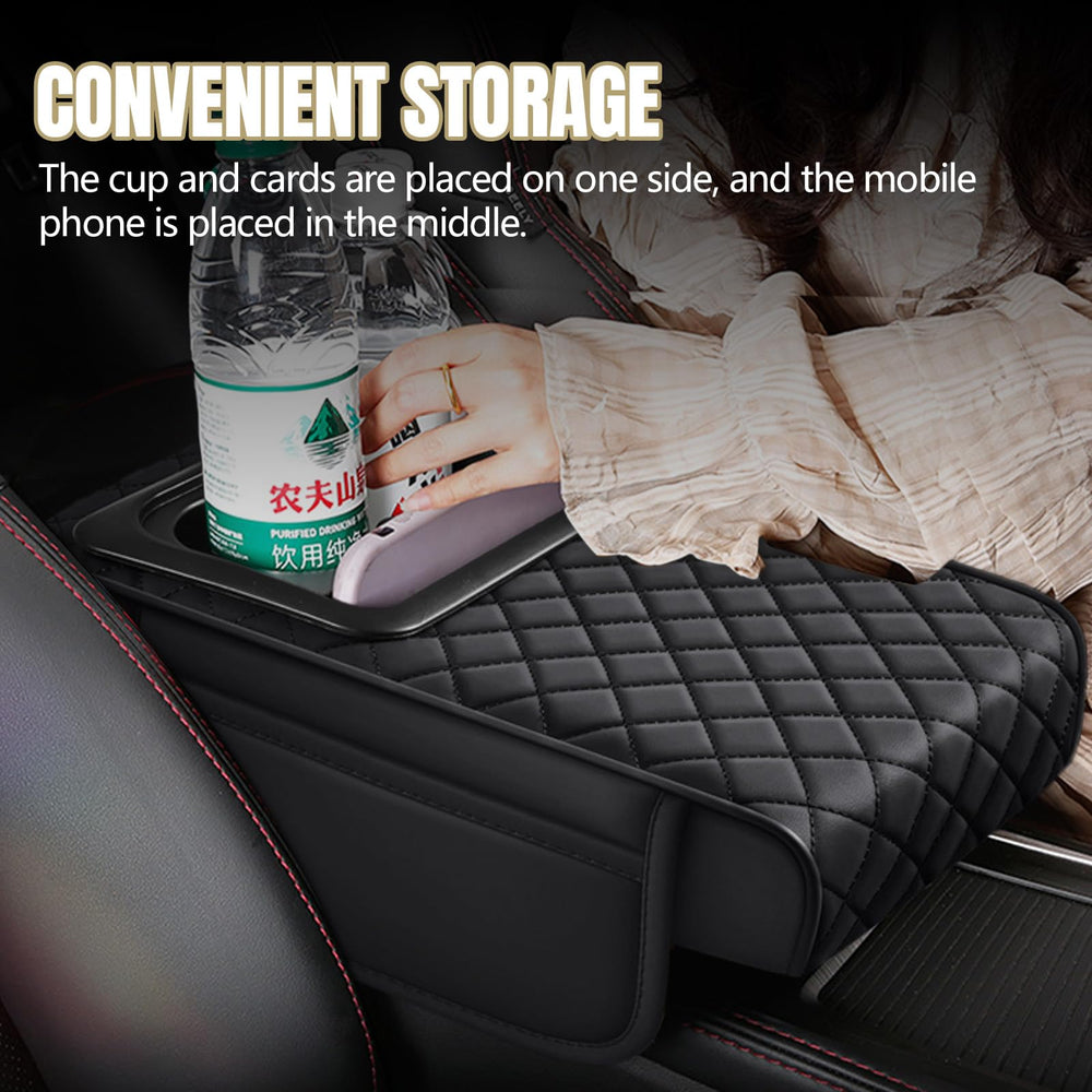 Hovom built-in cup holder simplifies beverage access during commutes.