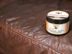 Howard Leather Salve detailing kit scene highlighting easy application