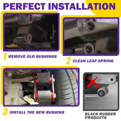 Howbow EZGO TXT installation instructions simplify rear leaf spring fitment.