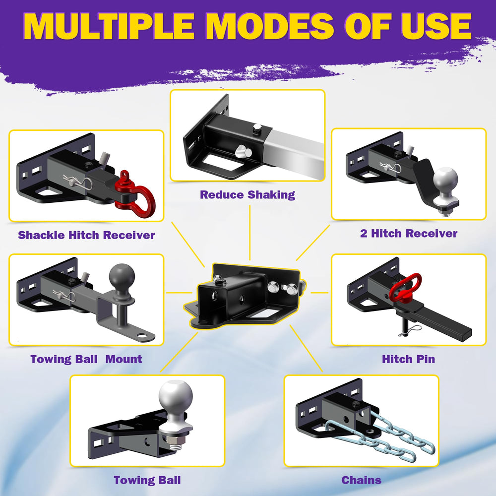 HOWBOW weld‑on bolt lock system adds security during towing