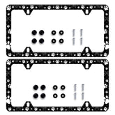 HOWKWAWY dog paw frame front view with durable stainless finish