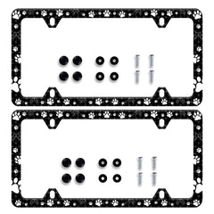 HOWKWAWY dog paw frame front view with durable stainless finish