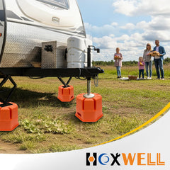 HOXWELL durable block suitable for grass, gravel, and dirt surfaces