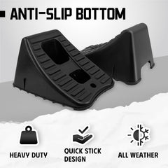 Durable polymer construction resists cracking and wear for repeated use.