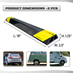 HOXWELL garage wall protection stop keeps vehicles from wall contact.