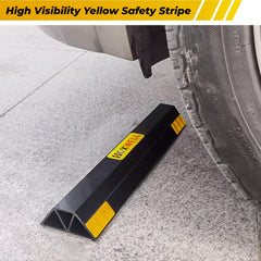 HOXWELL parking aid yellow safety stripe increases conspicuity for safer parking.