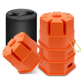 HOXWELL trailer jack block 8in stackable on uneven ground for solid support