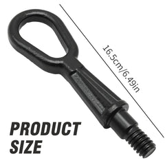 Hoypeyfiy towing eye hinge hook for BMW E65/E70 enabling quick attachment and secure towing.