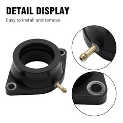 Hoypeyfiy Yamaha XVS1100 carb boot closeup shows durable rubber construction