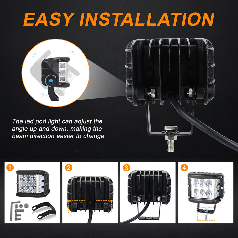 HOYUZA yellow strobe function aids signaling in low visibility situations.
