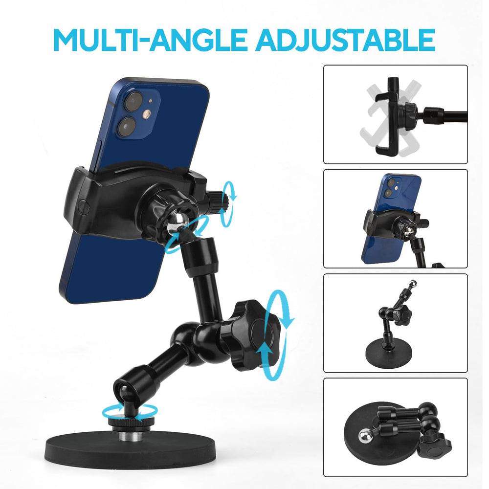 HOYXUN gym mount clip with anti-slip design keeps devices steady.
