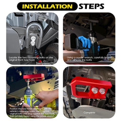 HOZHEM bolt-on installation demonstration with factory holes.