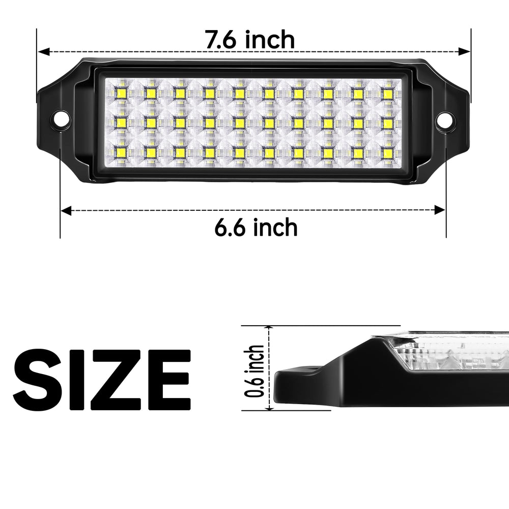 HOZILIFE flush-mount pods resist vibration during rugged off-road use.