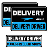 Hozodusi delivery magnet on the driver side for clear roadside visibility.