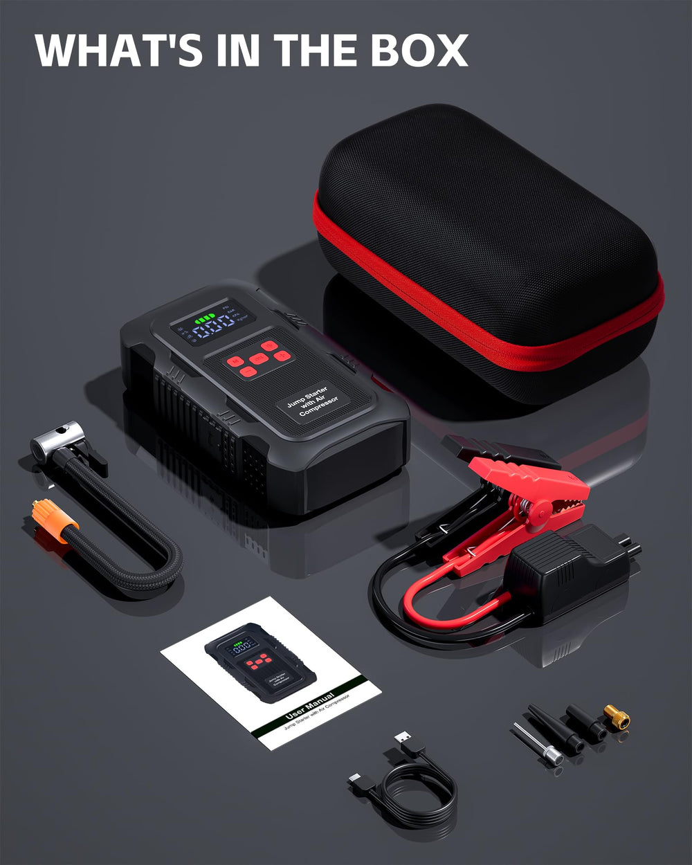 HPBS complete accessory pack packaging with storage box for travel.