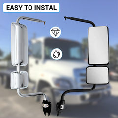 Hpdmauto durable ABS mirror body designed for tough conditions.