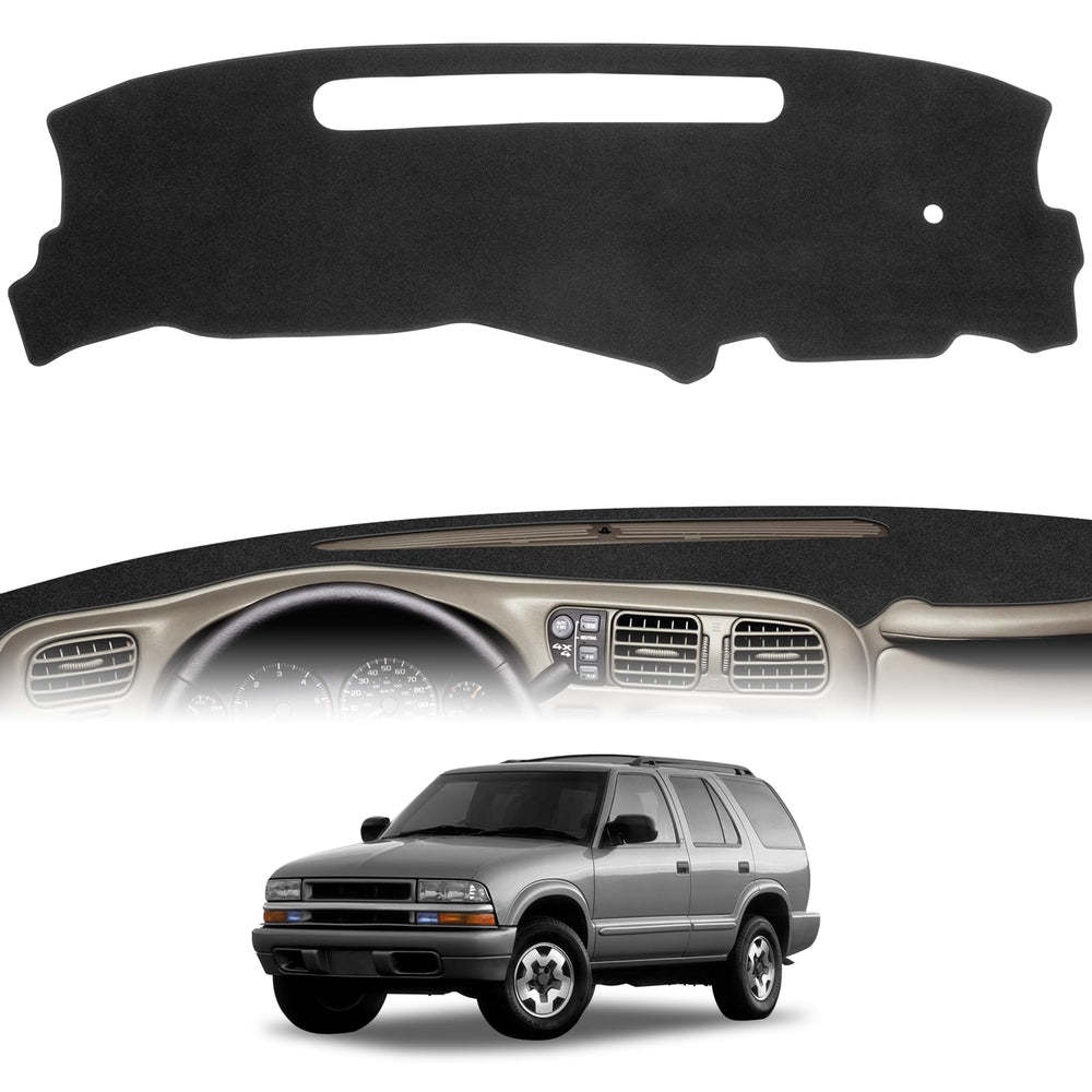 HPEVA dash cover for Chevy Blazer 1998-2005 protects dashboard from sun damage and wear