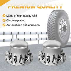 HQALTY 32mm thread-on lug nut covers provide durable protection for compatible wheels
