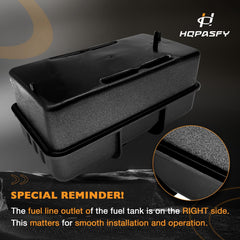 HQPASFY corrosion-resistant plastic tank withstands outdoor use and vibration.
