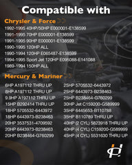 HQPASFY ignition coil pack for Mercury/Mariner 40hp, ready for reliable starts.
