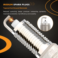 Top view of HQPASFY ignition coil highlighting durable housing