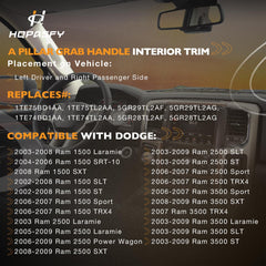 HQPASFY pillar grab handle right beige provides secure passenger support in Ram.