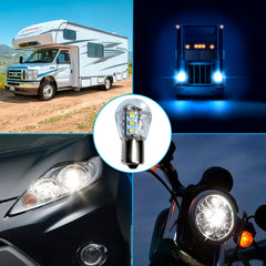 HQRP 15 LED SMD3528 BA15S bulbs offer even brightness