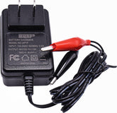 HQRP battery charger front view shows compact, plug-in ease for quick setup.