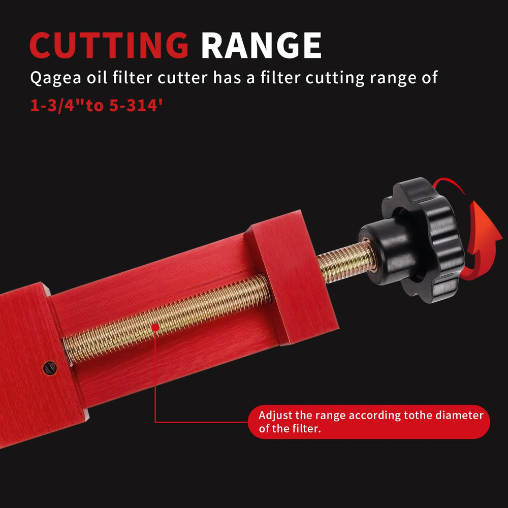 HRepair Oil Filter Cutter performing clean, precise cutting action.