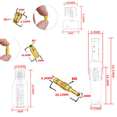 HRJZF main jets 70-140 for PWK 21-34mm carburetors smooth throttle