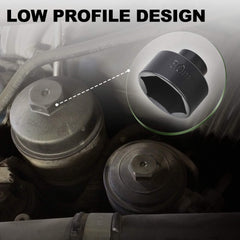 Hromee fuel filter cap tool 30mm socket versatile cap removal