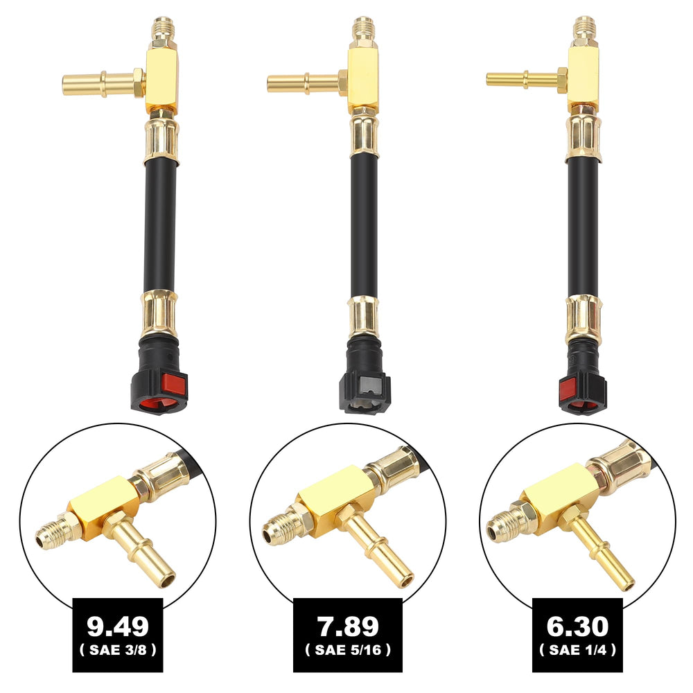 Hromee adapter 6.30mm for SAE 1/4 fuel lines enabling broad compatibility