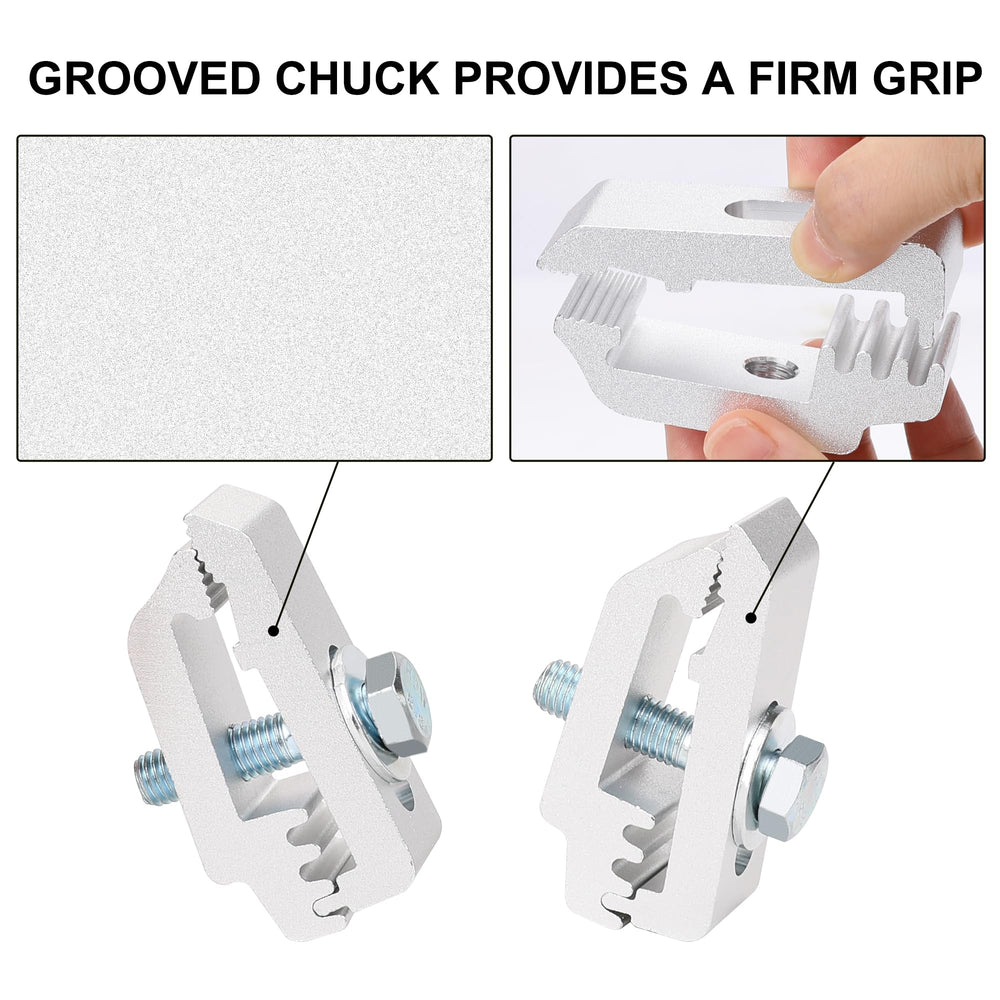 Hromee six-pack clamps designed for tonneau covers and campers.