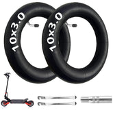 Hromra 10x3 inner tube with valve extension for easy inflation on 10-inch scooters.
