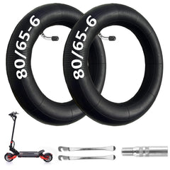 Hromra inner tube 80/65-6 for 10x2.5 tires with versatile scooter fit.