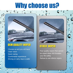HRSNO 12-inch rear wiper for Toyota Highlander ensures reliable rear clean