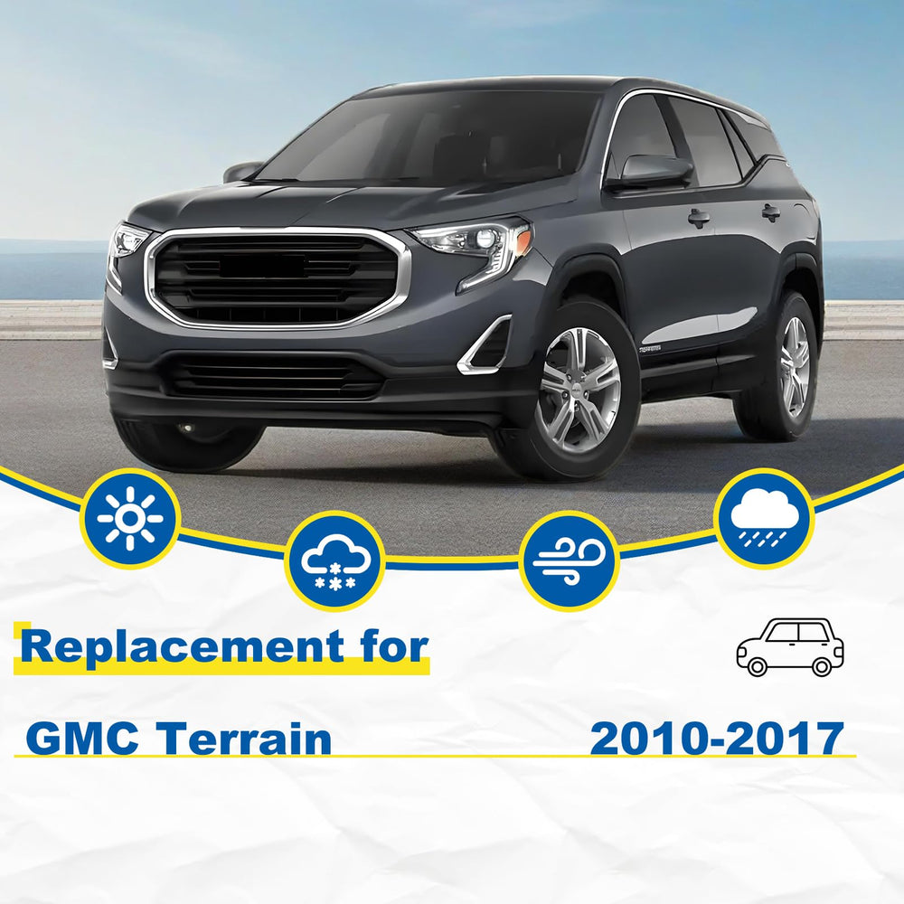 HRSNO 17-inch front wiper blade in action for GMC Terrain ensures clear view