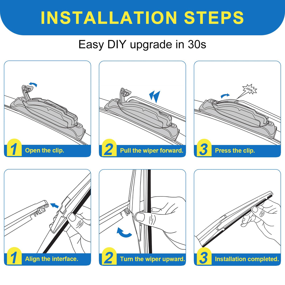 HRSNO wipers tackle rain, grime, sleet, and bugs for clarity